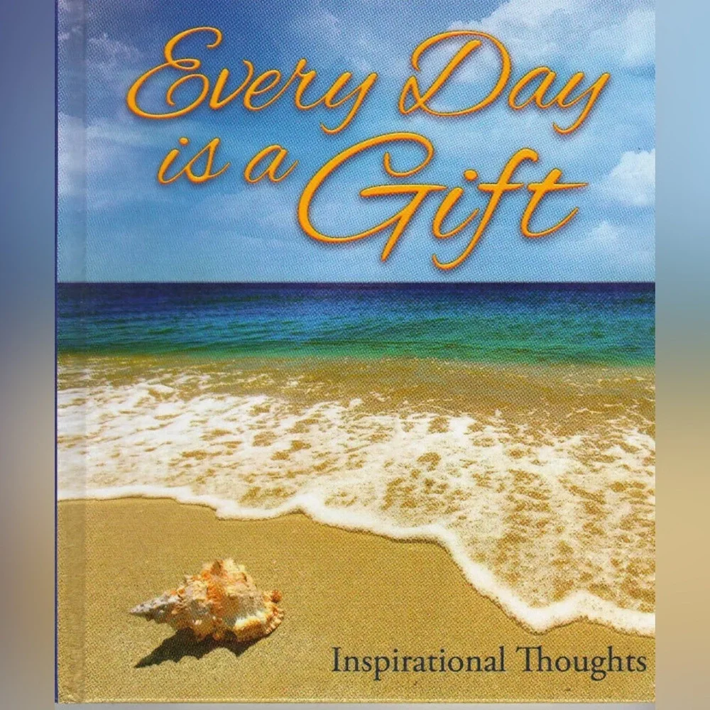 Inspirational Thoughts Book with Beach Cover
